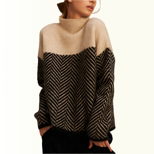 Amelie - Premium Knit Turtleneck Sweater